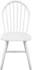 A white wooden chair is shown against a white background. Náhled obrázku produktu