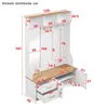 Multifunktionaler Flur- & Schuhschrank mit LED-Beleuchtung, Produktbild-Vorschau 7