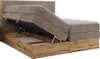 MKS MEBLE Boxspringbett WOOD CLASSIC KING, Doppelbett mit Produktbild-Vorschau 6