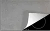 KitchenYeah© Herdabdeckplatte Beton - Schwarz - Wand - Grau Produktbild-Vorschau 1