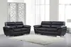 Canapé fixe en cuir reconstitué et PVC "Dallas" - 210 X 88 Voir les images du produit 3