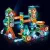Malplay Magnetické stavební bloky Stavební bloky Svítící 3D Náhled obrázku produktu 4