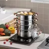 KLAUSBERG Dampfgarset 5 Teile 20 cm Roségold Edelstahl Produktbild-Vorschau 7