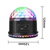 Discokugel, 12W LED Discolicht Partylicht RGB Discokugel, Produktbild-Vorschau 2