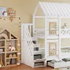 okwish Patrová postel 90x200 cm Dětská postel, s barevným Náhled obrázku produktu 5