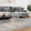 vidaXL Couchtisch mit LED-Leuchten Grau Sonoma 50x50x40 cm Produktbild-Vorschau 4