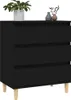 vidaXL Sideboard Schwarz 60x35x70 cm Holzwerkstoff Produktbild-Vorschau 4