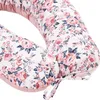 Roses & Smokey Pink Soft Velvet V-förmige Kissen Produktbild-Vorschau 2