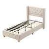 okwish Polsterbett 90×200 Jugendbett Einzelbett mit Produktbild-Vorschau 8