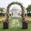 COSTWAY bloembak met klimrek, 230 cm hoog, 2-in-1 rozenboog Productafbeelding-voorbeeld 2