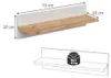 Wandregal Kinderzimmer Vitalispa Malia Weiß/Artisan 70 x 20 Produktbild-Vorschau 2