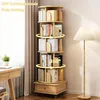 6 Ebenen Drehbares Bücherregal, 360° Drehbares Rundregal Produktbild-Vorschau 8