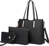Miss Lulu Damen Handtasche Schultertasche Tote Bag Groß Produktbild-Vorschau 1