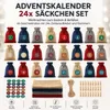 24x Set Adventskalender Säckchen zum Befüllen, Produktbild-Vorschau 7