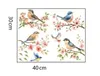 GKA Fensterbild 4 Vögel auf 4 Ästen A9 Fensterfolie Bild Produktbild-Vorschau 4