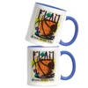 Basketball Tasse Blau Leben Mannschaft Spieler Korb Produktbild-Vorschau 2