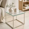 Glasplatte TERRY 40x40cm gehärtetes 8mm Glas Servierplatte Produktbild-Vorschau 4