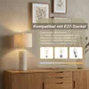 zestaw 2 lamp stołowych do salonu ceramiczne lampki nocne Podgląd zdjęcia produktu 9