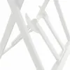 A close-up view of the white plastic frame of a folding clothes drying rack. Produktbild-Vorschau