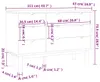 vidaXL Schubladenschrank OTTA 111x43x73,5 cm Massivholz Produktbild-Vorschau 8