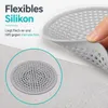 2 Stück Duschabfluss Haarfänger Edelstahl, ideal für Dusche Produktbild-Vorschau 6