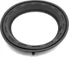 A black rubber washing machine door seal is shown against a white background. Produktbild-Vorschau