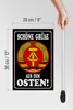 Holzschild Spruch 20x30cm schöne Grüße aus dem Osten Produktbild-Vorschau 6