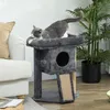 PawHut Škrabadlo 57 cm Malé škrabadlo s búdkou pre mačky a Náhľad obrázku produktu 7