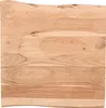 Tischplatte Baumkante Akazie natur 60 x 60 cm BRASILEIRO Produktbild-Vorschau 3