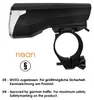 nean LED Akku Fahrradlicht 50 LUX mit StVZO Zulassung, Produktbild-Vorschau 2