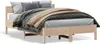 vidaXL Massivholzbett ohne Matratze 140x200 cm Kiefernholz Produktbild-Vorschau 1