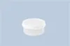 A white plastic container with a lid against a light blue background. Podgląd zdjęcia produktu