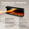 KAMINIO Chimenea eléctrica LEA: Chimenea eléctrica 3 en 1 Vista previa de la imagen del producto 4