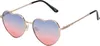 Damen Sonnenbrille Herz Form Designer 80er Modern Urlaub Produktbild-Vorschau 1