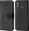 A black book-style phone case for a Huawei P20 Lite is shown from the front and back. Anteprima dell’immagine prodotto