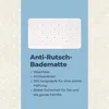 Badewannenmatte rutschfest Weiß 40 x 70 cm - Produktbild-Vorschau 5