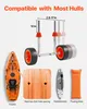 VEVOR carrello per kayak, 113 kg, carrello per canoe con Anteprima dell’immagine prodotto 5