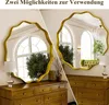Rund Wandspiegel, dekorativer Wandspiegel zum Aufhängen, Produktbild-Vorschau 6