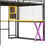 Flieks łóżko piętrowe 140x200cm z biurkiem i LED, łóżko Podgląd zdjęcia produktu 8