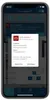 A smartphone screen displaying a home security alert from the Homematic IP app. Produktbild-Vorschau