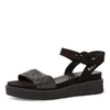 TAMARIS Damen Wedge/Plat Sand Art: 1-1-28252-28 in black Produktbild-Vorschau 1