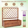 COSTWAY Blumenkasten mit Rankgitter, Hochbeet mit Spalier, Produktbild-Vorschau 4