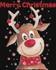 Merry Christmas süßes Rentier - Weihnachten Produktbild-Vorschau 3