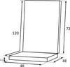 BURI 4X Gartenstuhlauflage 118x47 4,5cm stark in Grün für Produktbild-Vorschau 8