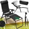 ELONEO Chaise de camping pliante avec repose-jambes Voir les images du produit 4