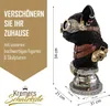 Kremers Schatzkiste XXL Steampunk Katzenbüste Polyresin Produktbild-Vorschau 2