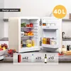 TZS First Austria - Mini frigo retrò da 40 L silenzioso - Anteprima dell’immagine prodotto 5
