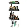 Muxing Kühlschrank Regal Gewürzregal Hängeregal Küchenregal Produktbild-Vorschau 1