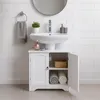 Meuble sous-vasque Relaxdays à 2 portes, H x l x P : 60 x Voir les images du produit 3