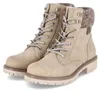 Jane Klain Damen Schnürboots Braun Textil & Synthetik Produktbild-Vorschau 1